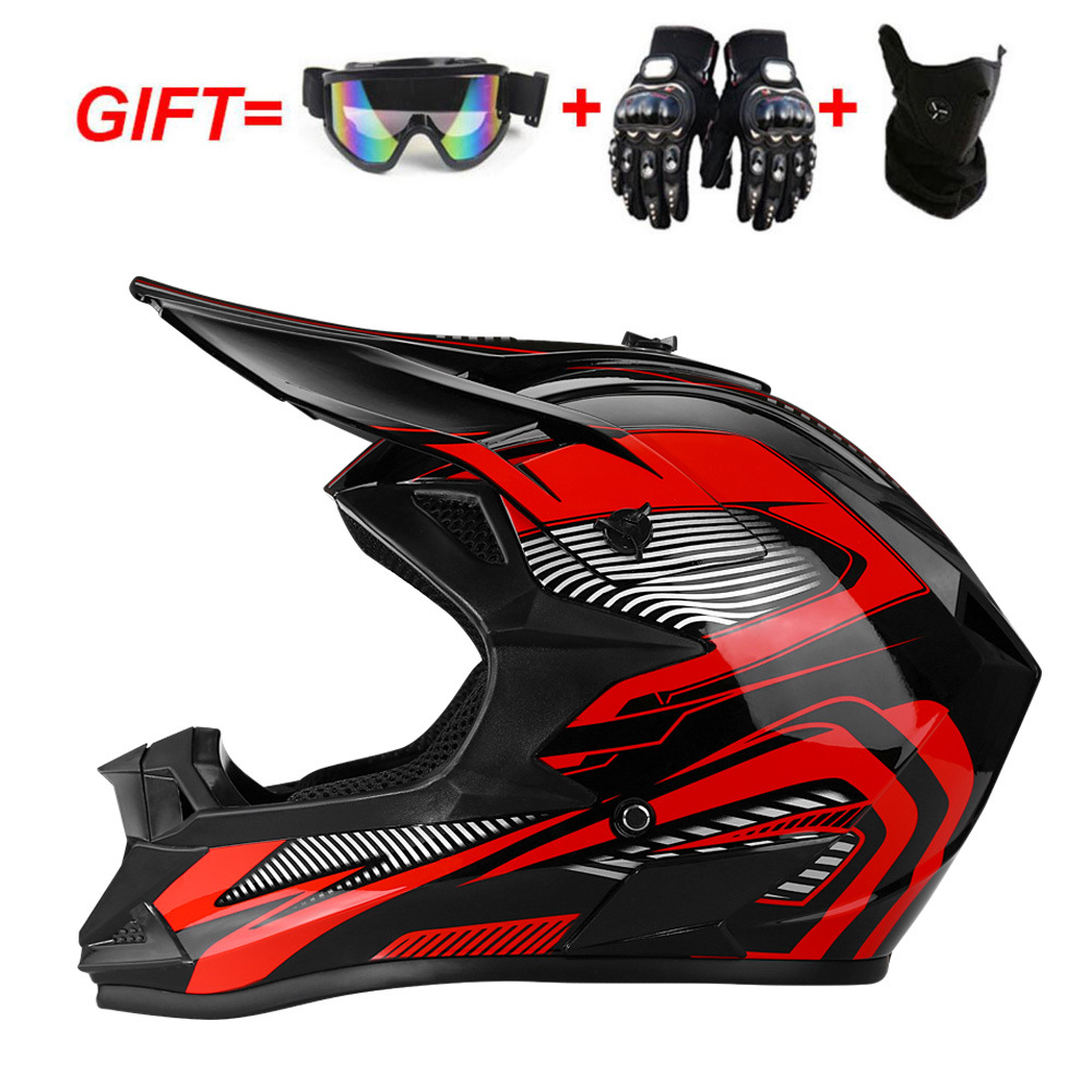 Off road bicycle riding helmet men's and women's rally helmet large ATV racing breathable off-road helmet DOT