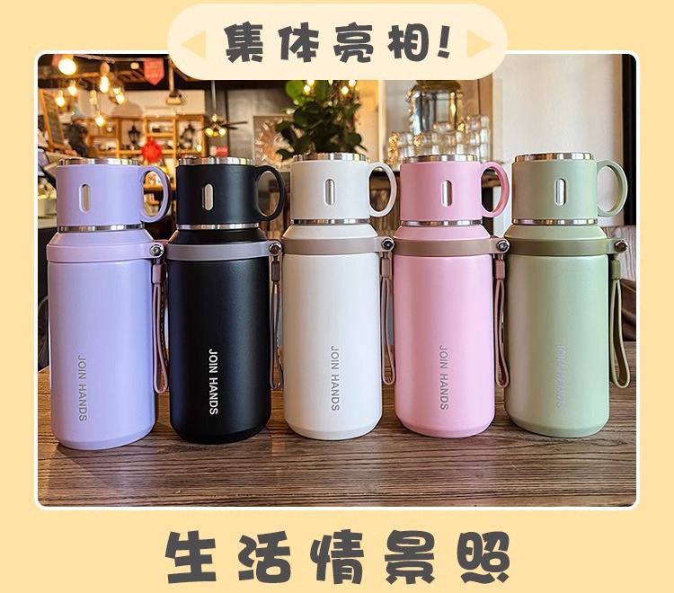 316 stainless steel insulated cup for men and women, outdoor car water cup, portable, thick double-layer vacuum insulated cup, customized