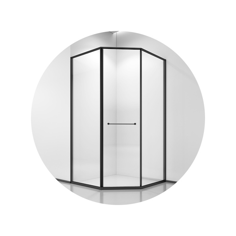 Душевой enclosure ромбовидный Boyi из закаленного стекла