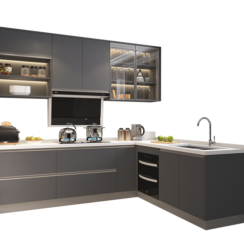 Export to Australia, wholesale of engineering cabinets, matte paint, Shunde cabinet manufacturer, whole house customization factory