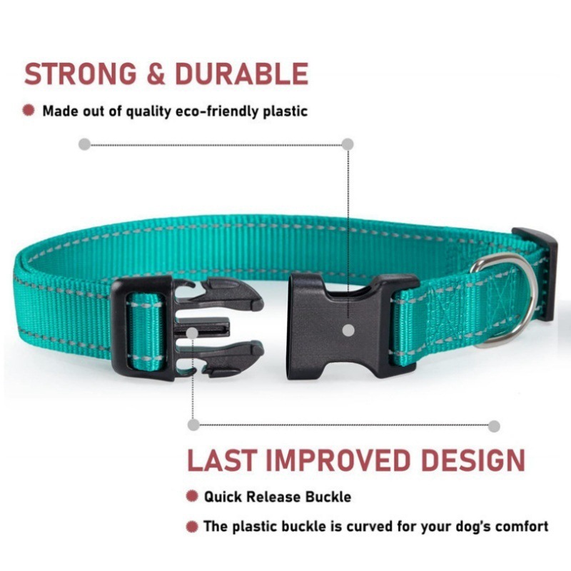 Dog Circle Defense отрывается от собачьего воротника шеи света собаки, отражающая тяга, питатель поставляет Amazon Cross -Border