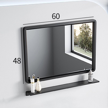 Beauty intelligent bathroom mirror cabinet, single cabinet, thickened wall mounted, intelligent with light and storage integrated mirror cabinet, mirror lens