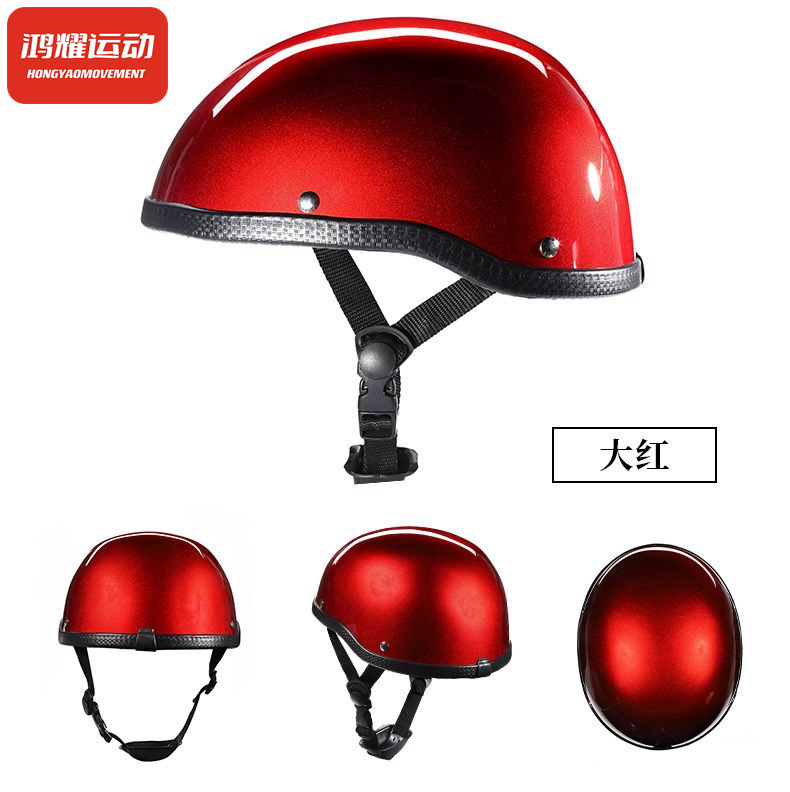 Half Helmet Summer Retro Lightweight Cycling Scoop Helmet Prince Bicycle Four Seasons Half Helmet Grey Breathable Men's and Women's Cycling Helmets