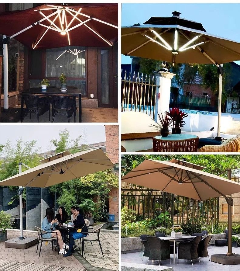 Outdoor sunshade, courtyard umbrella shed, sun umbrella, commercial stall, outdoor Roman umbrella, garden villa, outdoor Roman umbrella