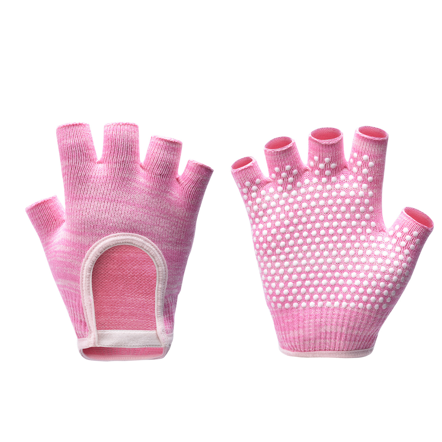 [Yoga Gloves B1] Half Finger Female Fitness Barbell Lifting Pot Equipment Cycling Road Bike Jumping Rope Badminton Cocoon Prevention