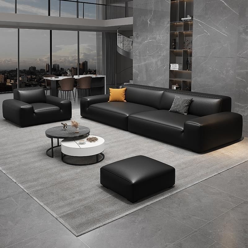Диван-модуль из натуральной кожи Qijue Furniture модель 7666165569569