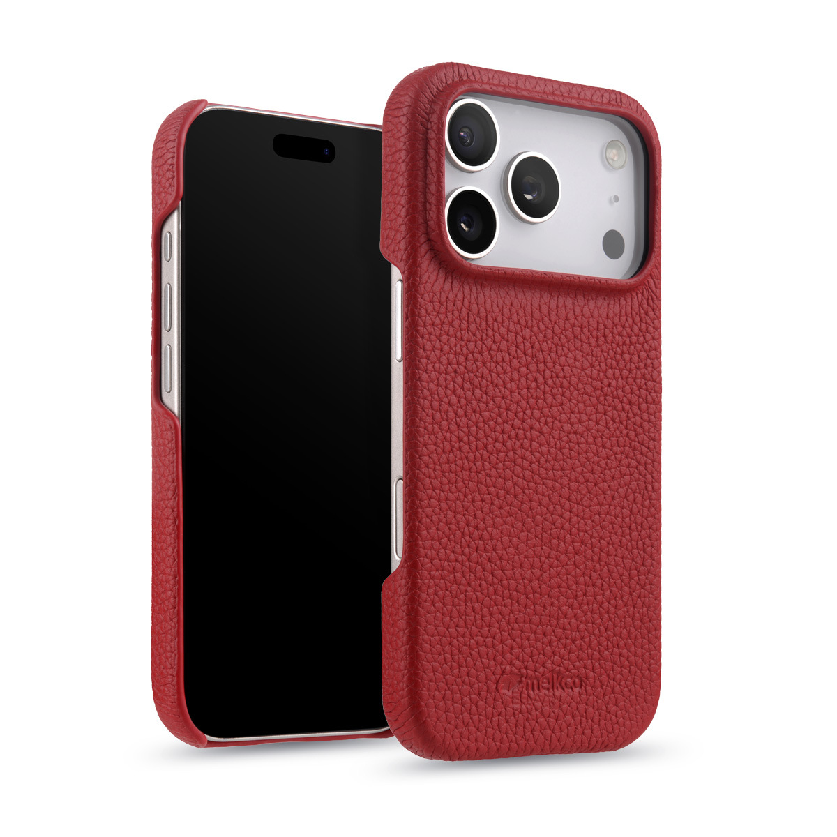 Melkco is suitable for Apple 17 Promax phone case leather 16 Pro magnetic support MagSafe17 protective case