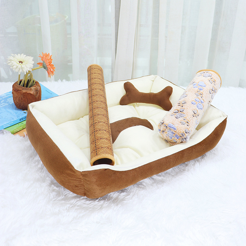 Doghouse Four Seasons Universal Cat Cushion Summer Teddy маленькая собака большая собака золотисто -ретривер