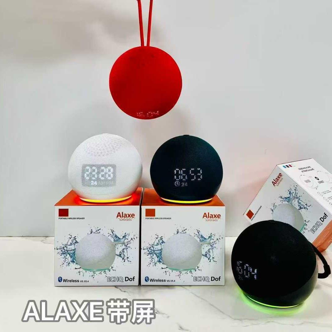 Беспроводная портативная колонка Alaxe с дисплеем