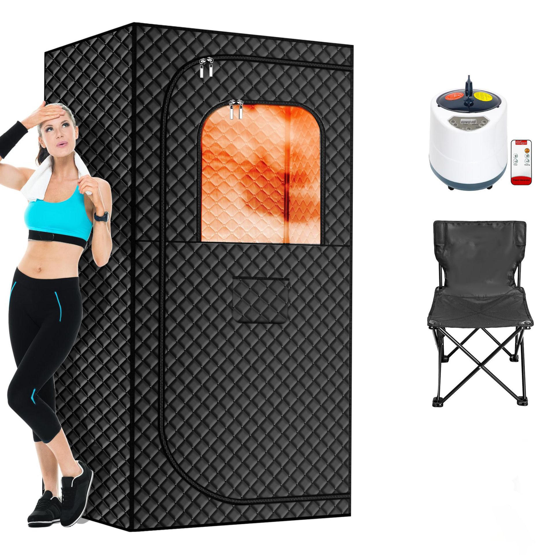 Amazon North American Hot Sweat Steamer Box Cross border Home Full Body Sauna Box Folding Portable Sweat Steaming Room