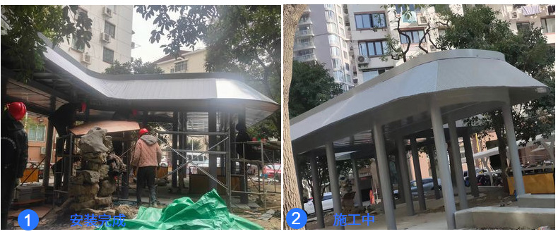 景观金属廊架
