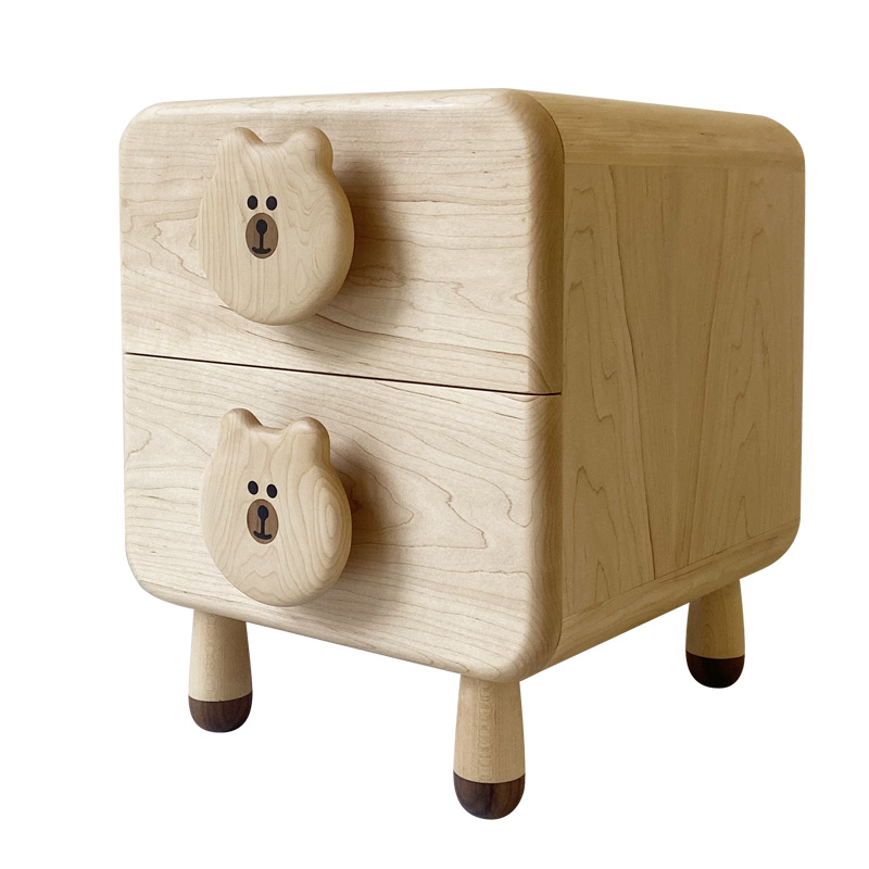 Прикроватная тумбочка из массива черного ореха AMY Furniture