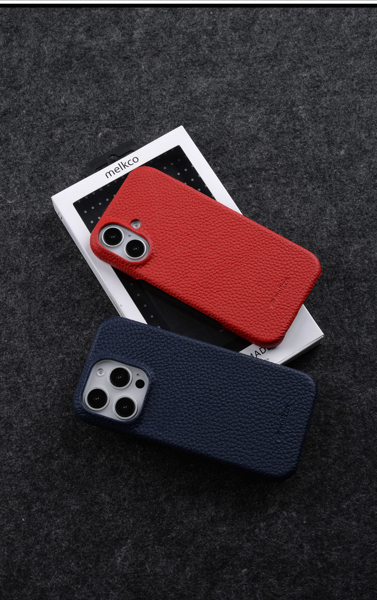 Melkco is suitable for Apple 17 Promax phone case leather 16 Pro magnetic support MagSafe17 protective case