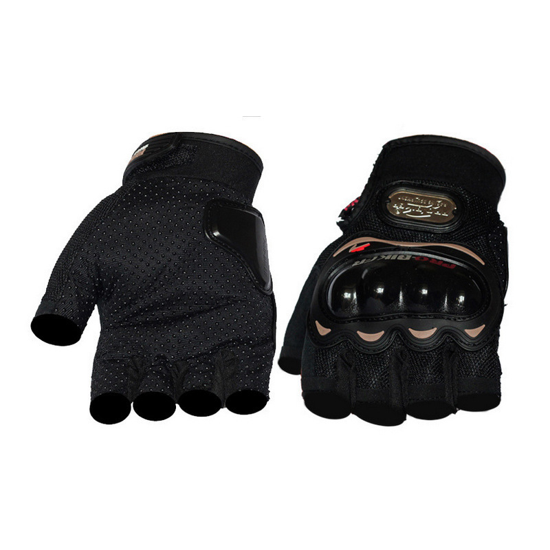 PRO-BIKER Anti slip Protective Half finger Gloves Outdoor Racing Off road Motorcycle Summer Riding Mountain Bike