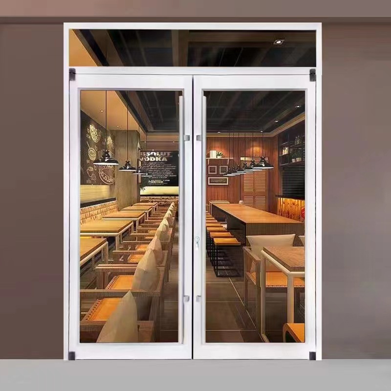 Алюминиевый сплав KFC Craft Door Push -Pull Пара домашнего магазина магазин двери двери матери матери фабрика