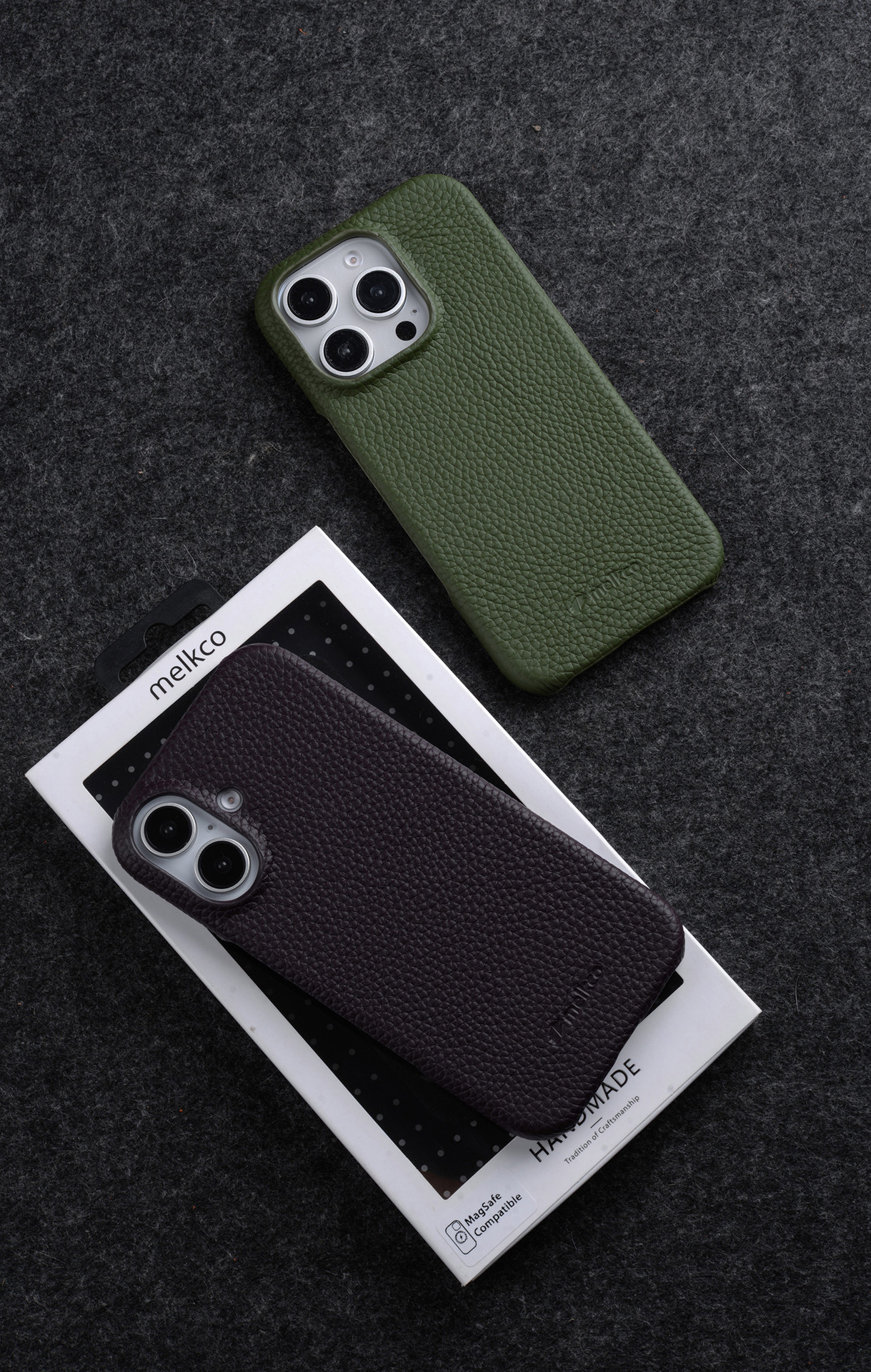 Melkco is suitable for Apple 17 Promax phone case leather 16 Pro magnetic support MagSafe17 protective case