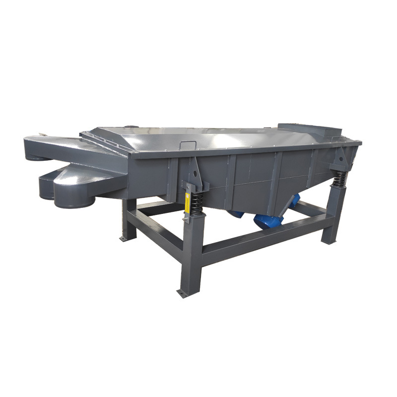 Screw hardware peanut soybean linear vibrating screen 304 stainless steel food particle impurity removal high yield wear-resistant type