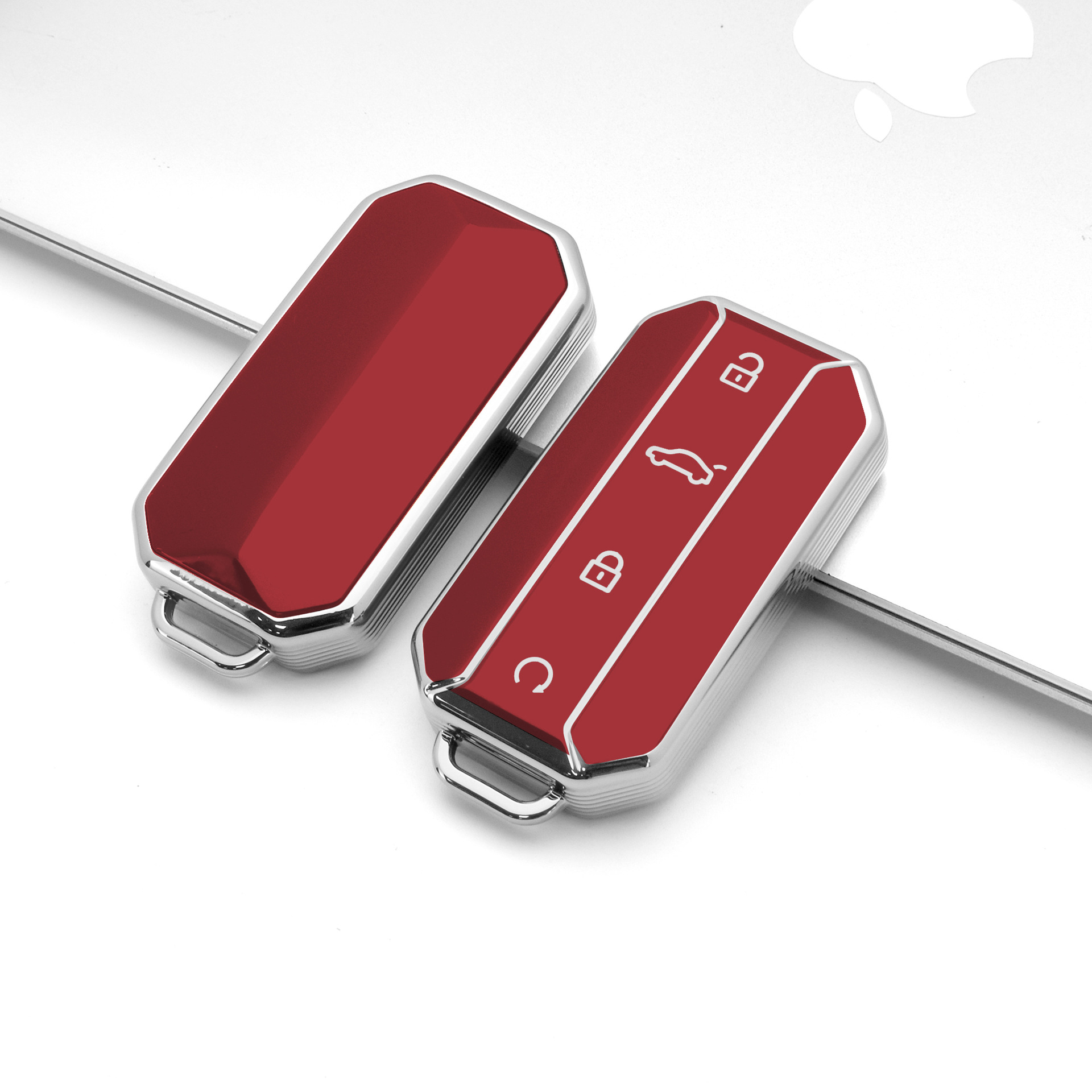 Подходит для чехлов для автомобильных ключей Chery, 25 моделей Omoda/Jaecoo, защитный чехол для автомобильных ключей с серебряной кромкой
