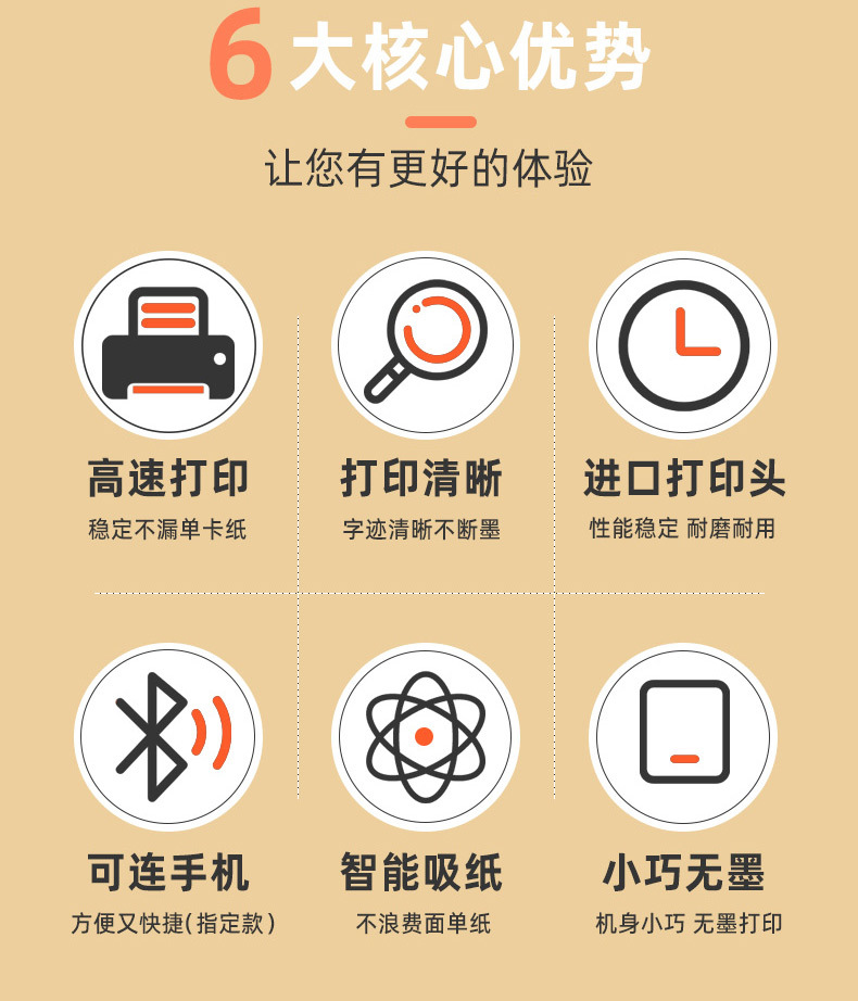 汉印快递单打印机N31C/N41电子面单打单机热敏快递便携式标签条码