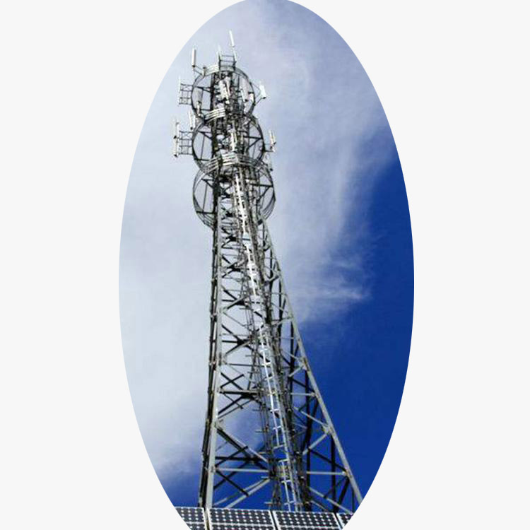 Башня связи, горячеоцинкованная базовая станция связи 5G, стальная конструкция, башня радиовещательной связи и телевизионная башня, стальная конструкция, башня телекоммуникационного столба
