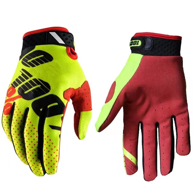 100% spot motorcycle off-road racing gloves for men and women, 100% breathable and reinforced for cycling