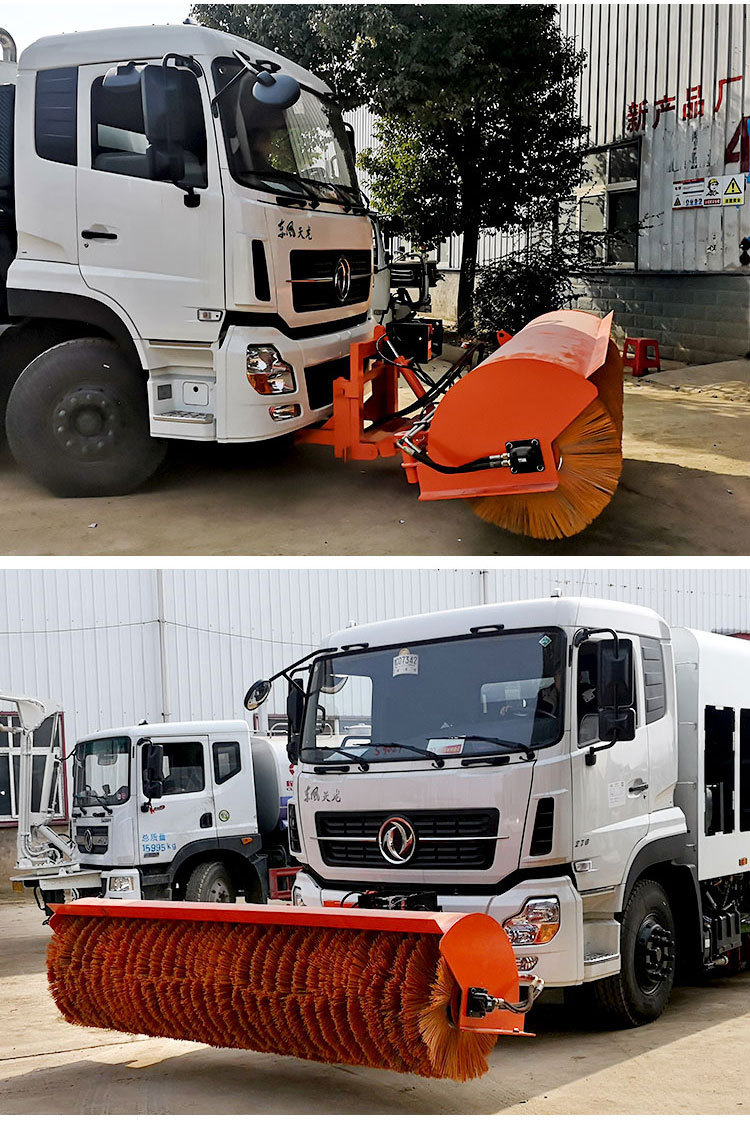 Hengwo Forklift Snow Sweeper New and Old Forklifts Equipped with Snow Brush Road Sweeper Snow Cleaning Machine Rolling Snow Brush