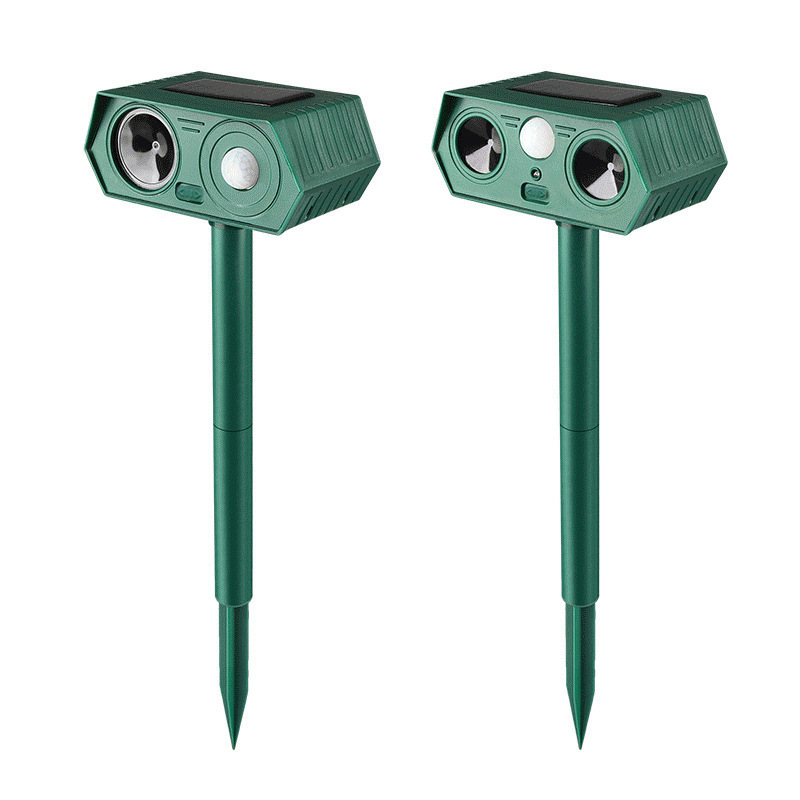 Solar powered animal repellent, outdoor ultrasonic rodent repellent, electronic insect repellent, stray cat and dog manufacturer, direct approval and delivery