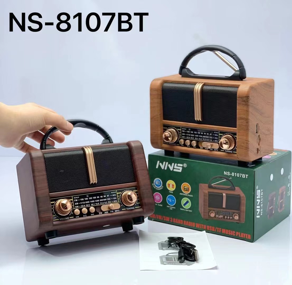 Беспроводная Bluetooth-колонка из дерева NS-8108