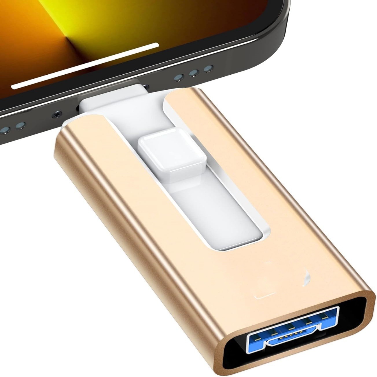 Mobile USB OTG compatible with Apple, Android, PC, USB, quad drive, multifunctional 2T high-speed thumb drive, 1T