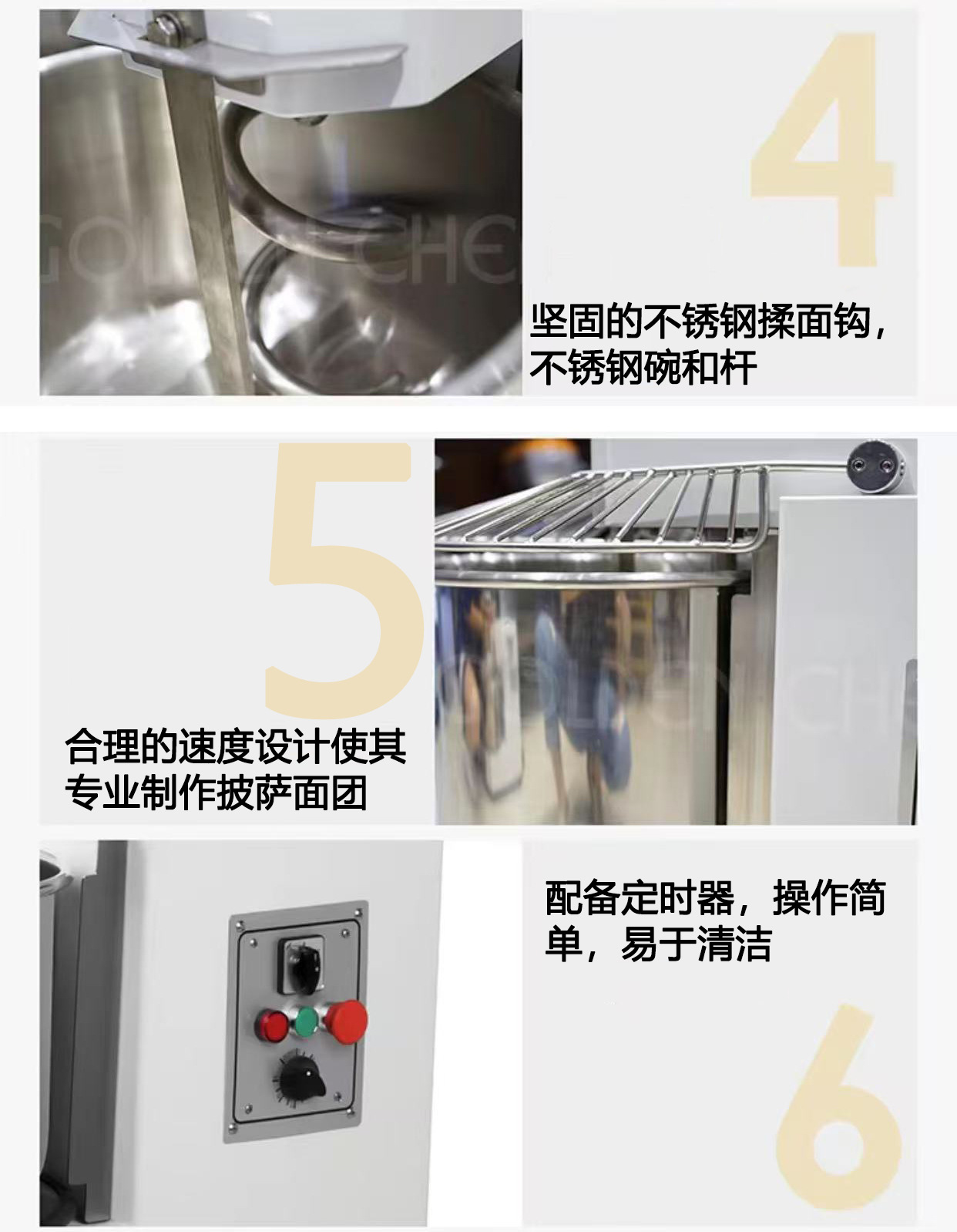 Fumai desktop private baking and noodle making machine, household multifunctional mixer, fully automatic large capacity commercial and noodle making machine