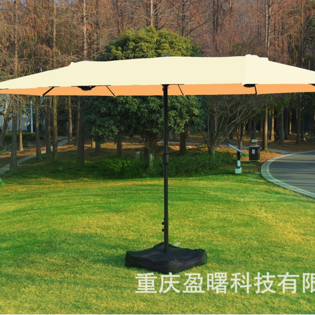 Outdoor Umbrella, Courtyard Umbrella, Sunshade Umbrella, Courtyard Roman Umbrella, Large Sun Umbrella, UV resistant Double Head Design