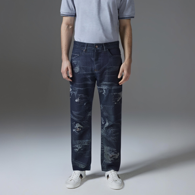 Мужские прямые джинсы EVISU