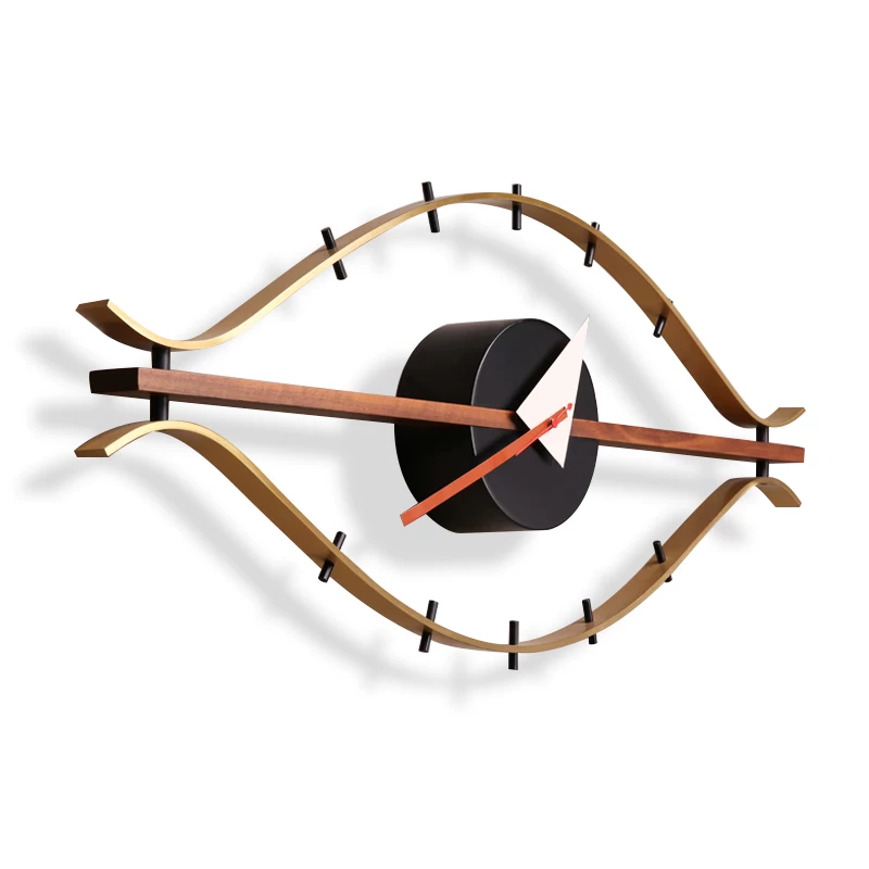 Nordic Nelson Nelson Eye Clock Designer Clock Caps Custom спальня гостиная