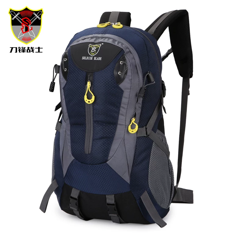 Outdoor leisure lightweight hiking backpack hiking bag 35L men's and women's multifunctional waterproof camping bag