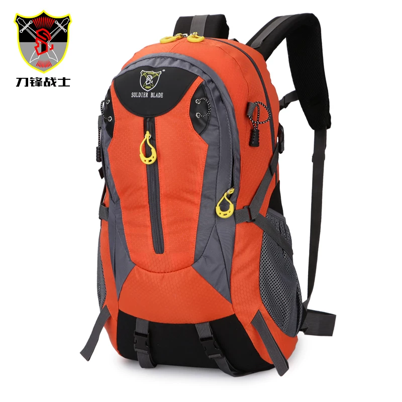 Outdoor leisure lightweight hiking backpack hiking bag 35L men's and women's multifunctional waterproof camping bag