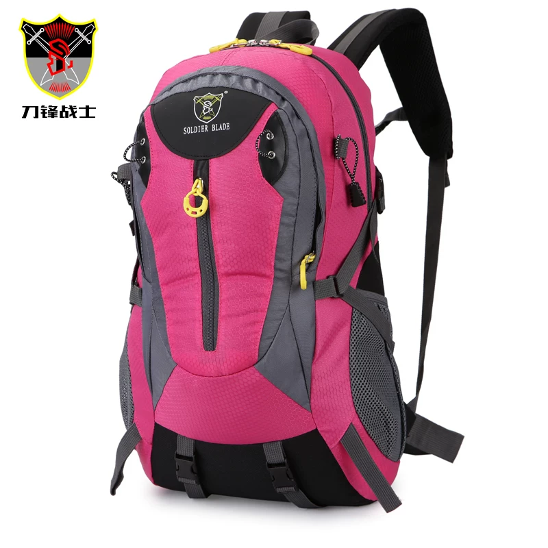 Outdoor leisure lightweight hiking backpack hiking bag 35L men's and women's multifunctional waterproof camping bag