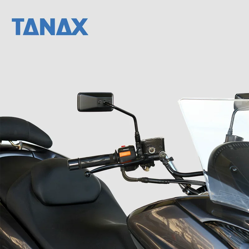 Япония Tanax Napoleon Motorcycle Motorview Mirror Murror Offeructor Anti -Dazzling AC сингл