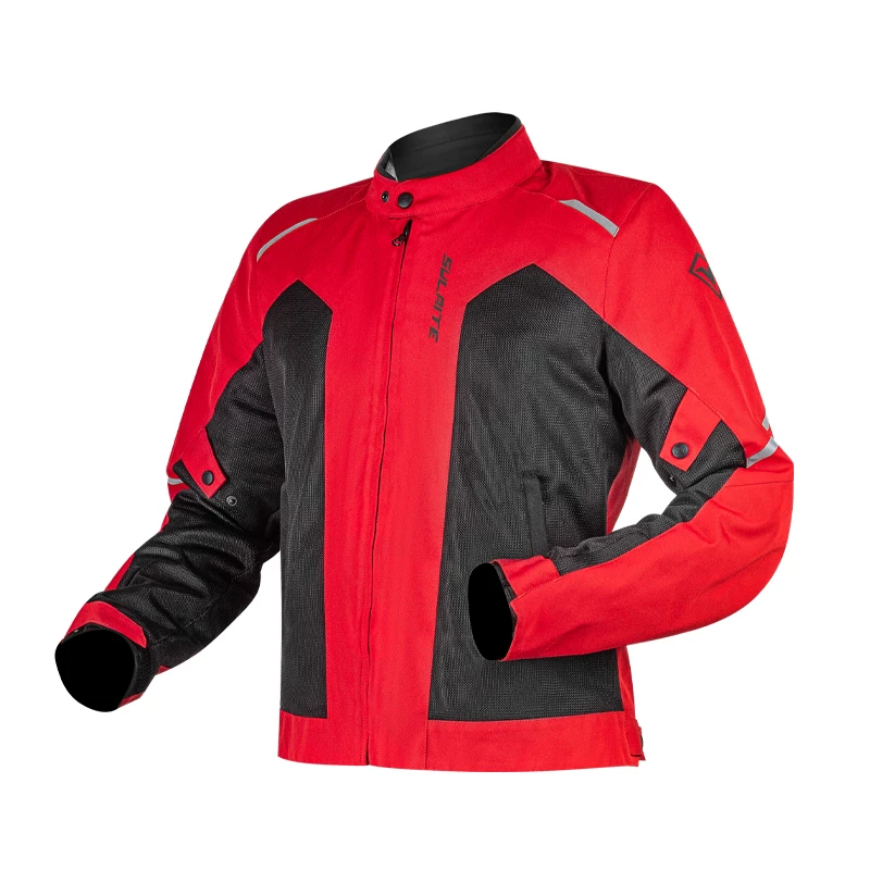 Cycling suit, motorcycle men's summer motorcycle rally suit, knight retro casual top, all season racing anti fall breathable