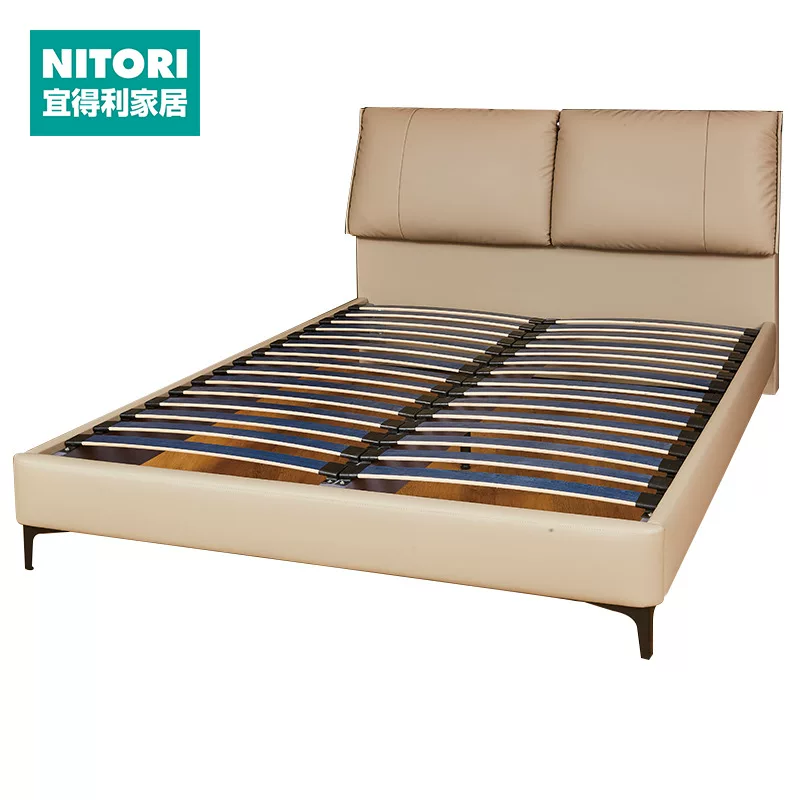 Nitori yiteli Home Furniture современная спальня простая атмосфера, мягкая кровать удобная большая двуспальная кровать бело