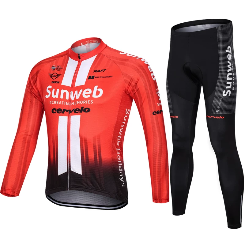 Sky cycling suit with long sleeves, men's slim fit mountain road bike, spring/summer/autumn cycling shirt, breathable and sun protection customization