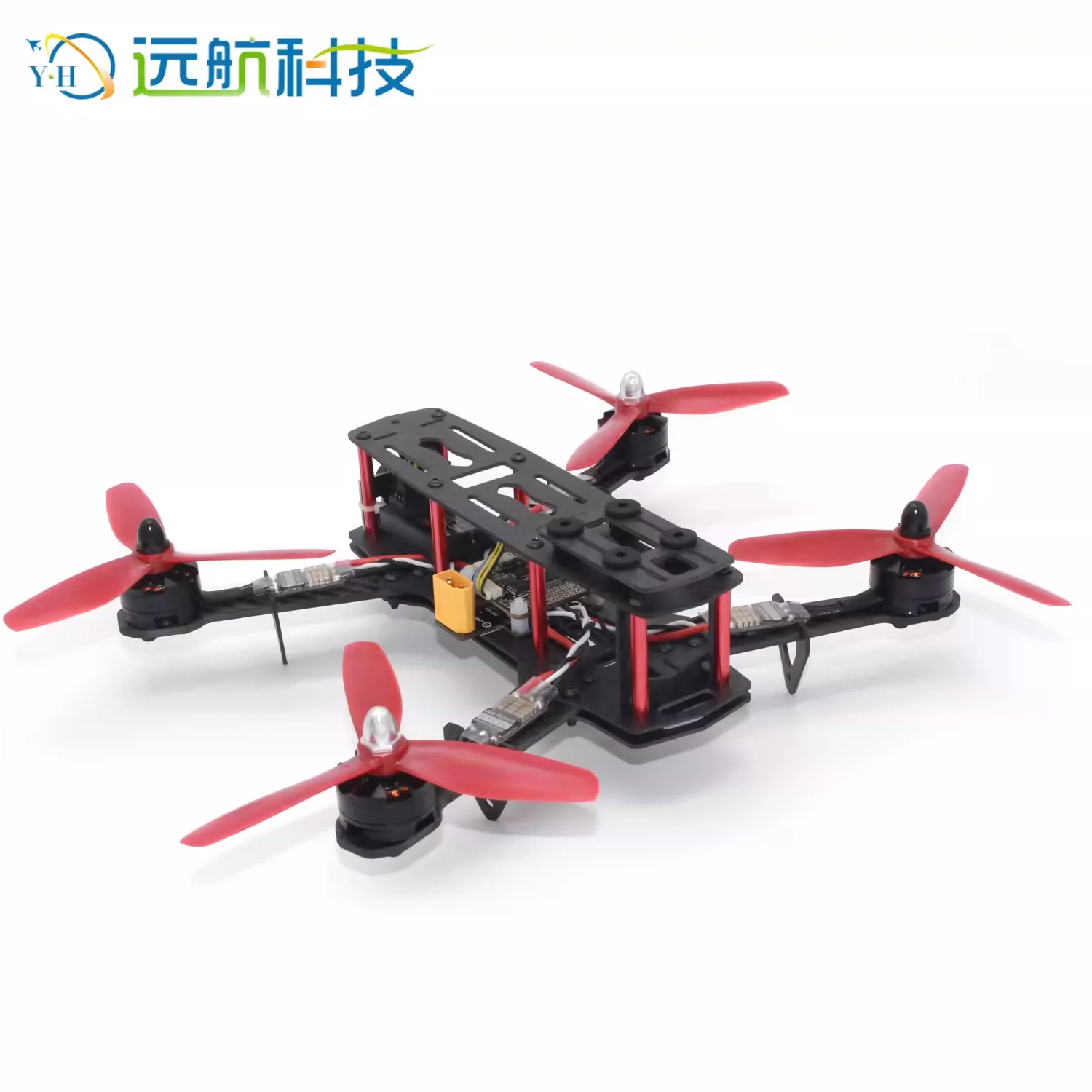 航模FPV无人机 飞行器QAV50 航拍到手飞多轴穿越机DIY套装套机F4