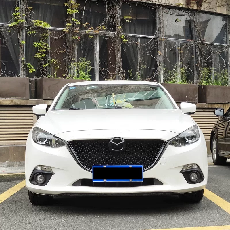 Подходит для 14-19 Mazda 3 Angsaila Honeycomb Центральная решетка модифицированная защита передней губы.