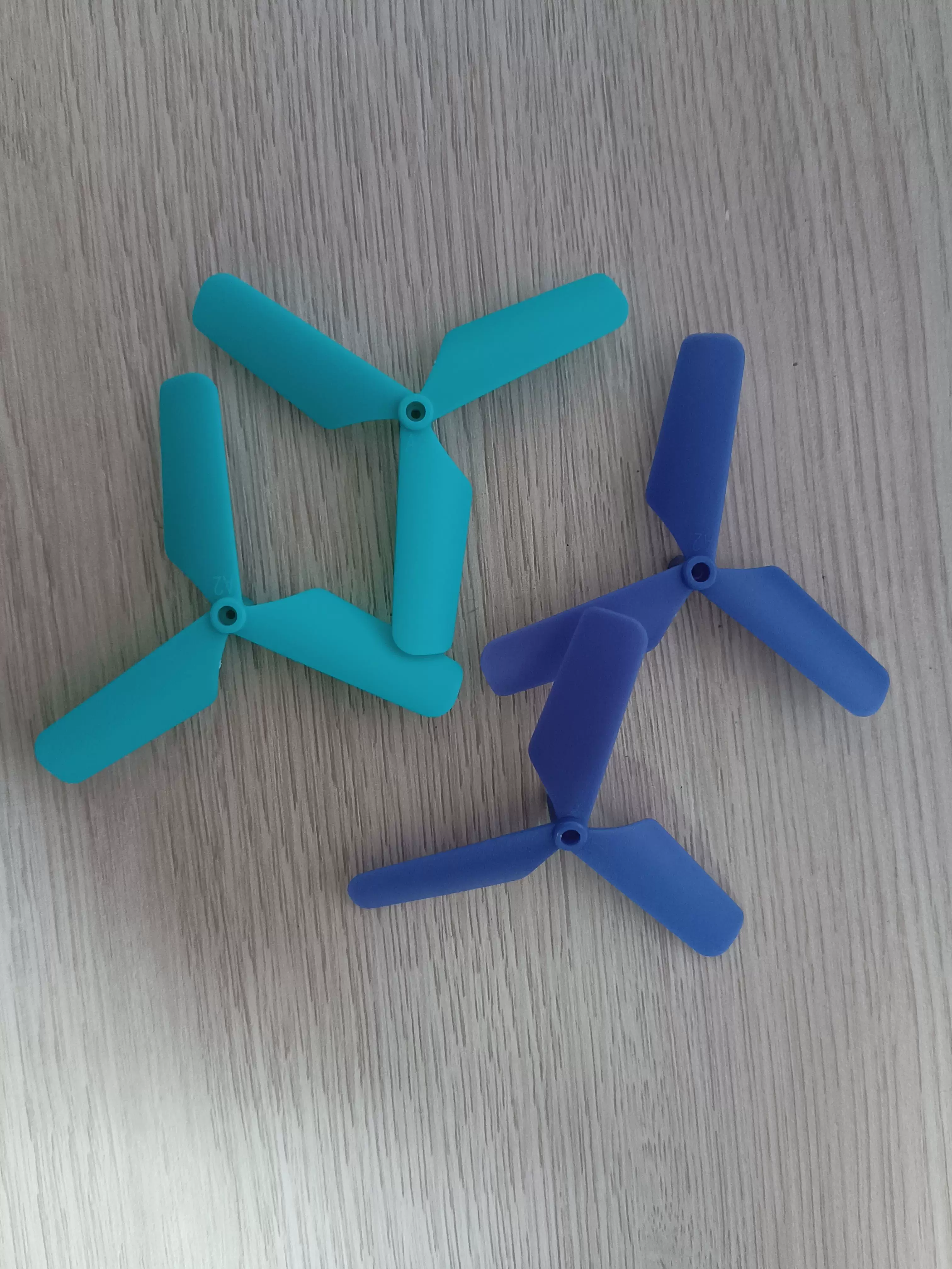 Bird flying aircraft, unmanned aerial vehicle, quadcopter accessories, propeller blades, two bladed propeller blades, and three bladed propeller blades