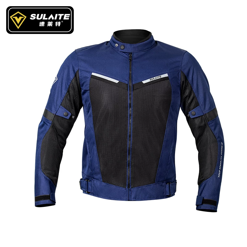 Cycling suit, motorcycle men's summer motorcycle rally suit, knight retro casual top, all season racing anti fall breathable