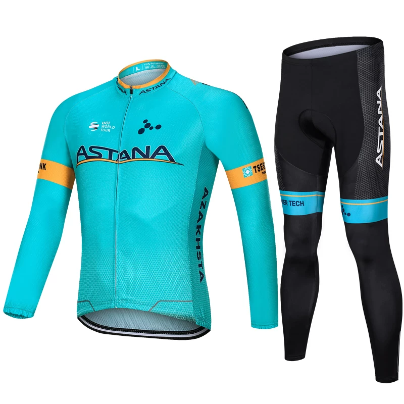 Sky cycling suit with long sleeves, men's slim fit mountain road bike, spring/summer/autumn cycling shirt, breathable and sun protection customization