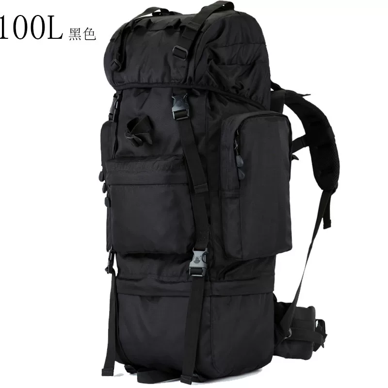 Extra large capacity backpack travel bag, men's tactical backpack, backpack, outdoor oversized travel mountaineering bag, waterproof