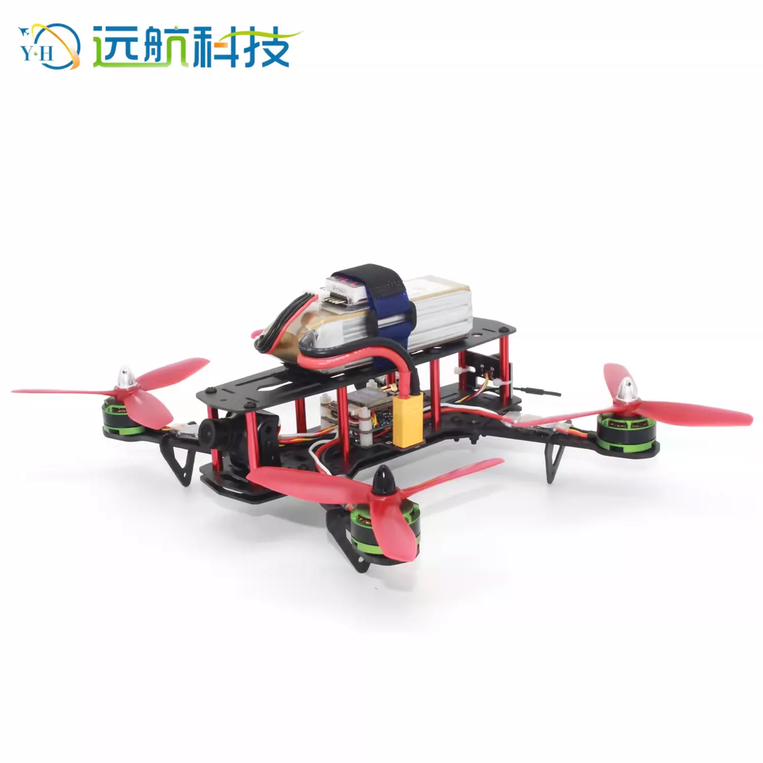 航模FPV无人机 飞行器QAV50 航拍到手飞多轴穿越机DIY套装套机F4