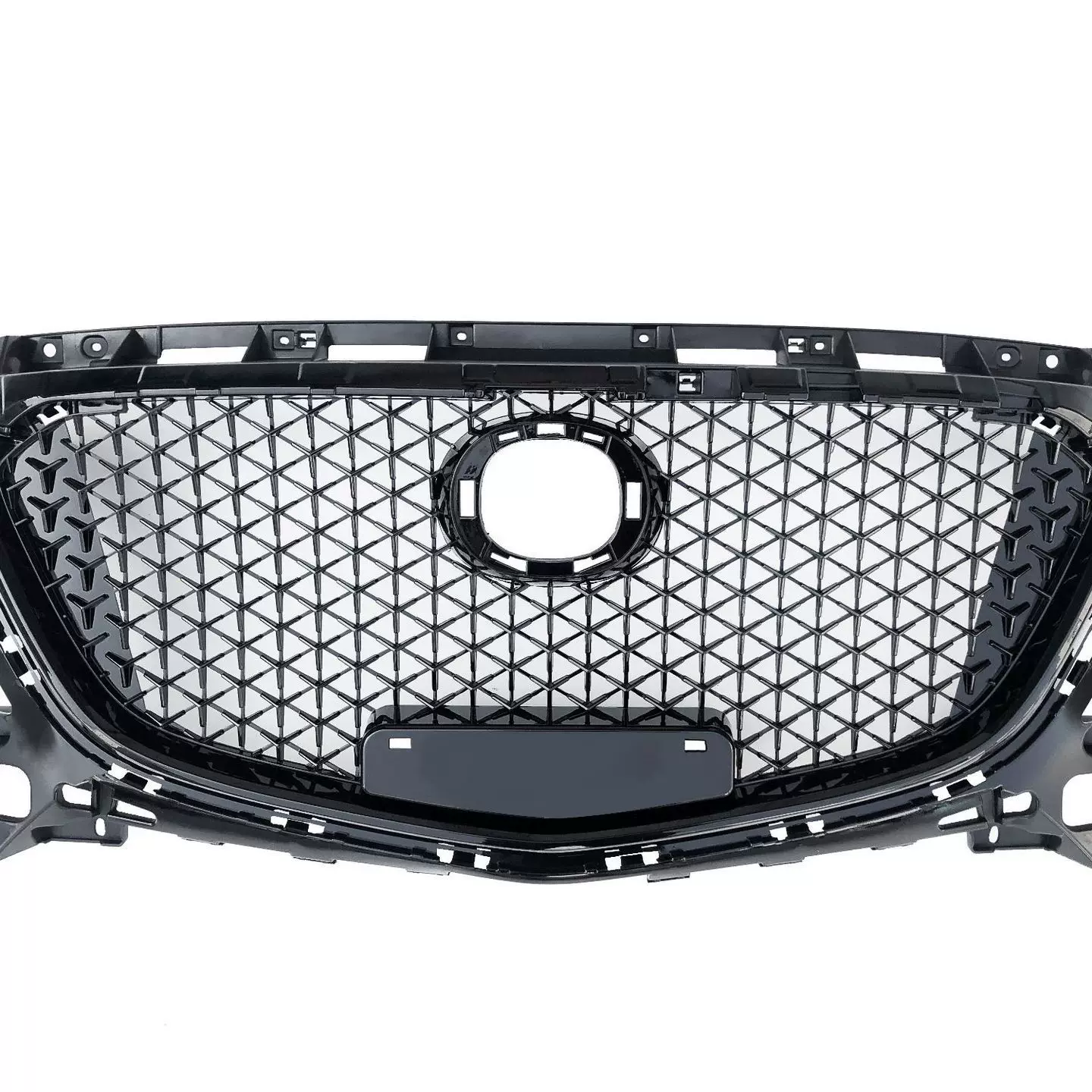 Подходит для 14-19 Mazda 3 Angsaila Honeycomb Центральная решетка модифицированная защита передней губы.