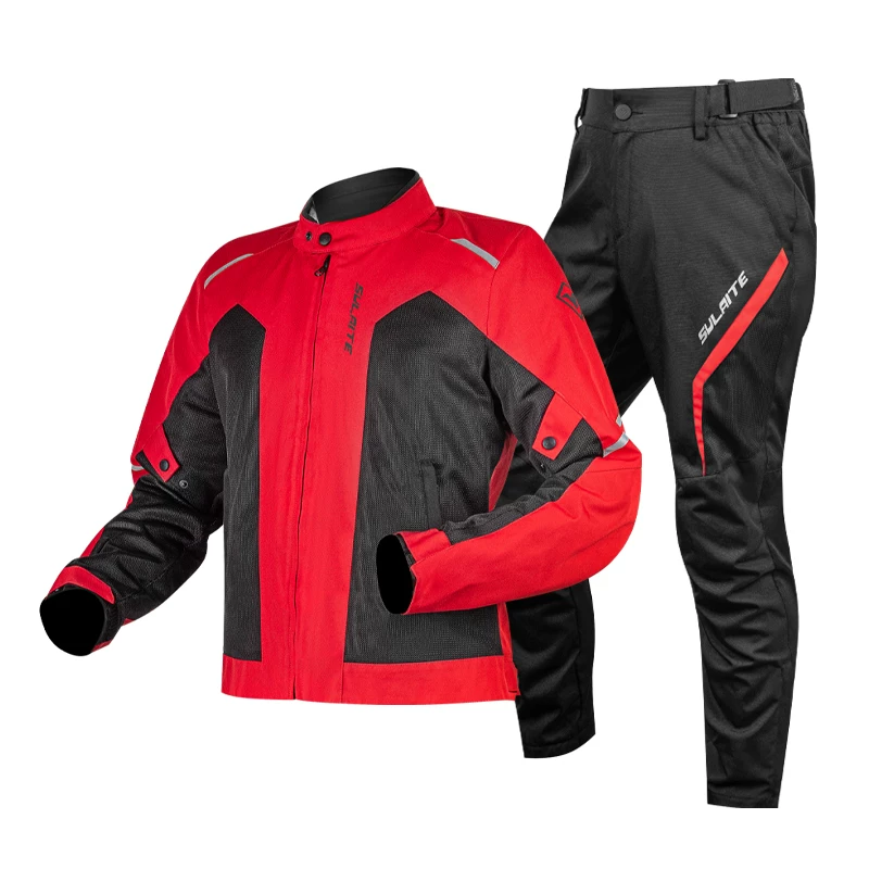 Cycling suit, motorcycle men's summer motorcycle rally suit, knight retro casual top, all season racing anti fall breathable
