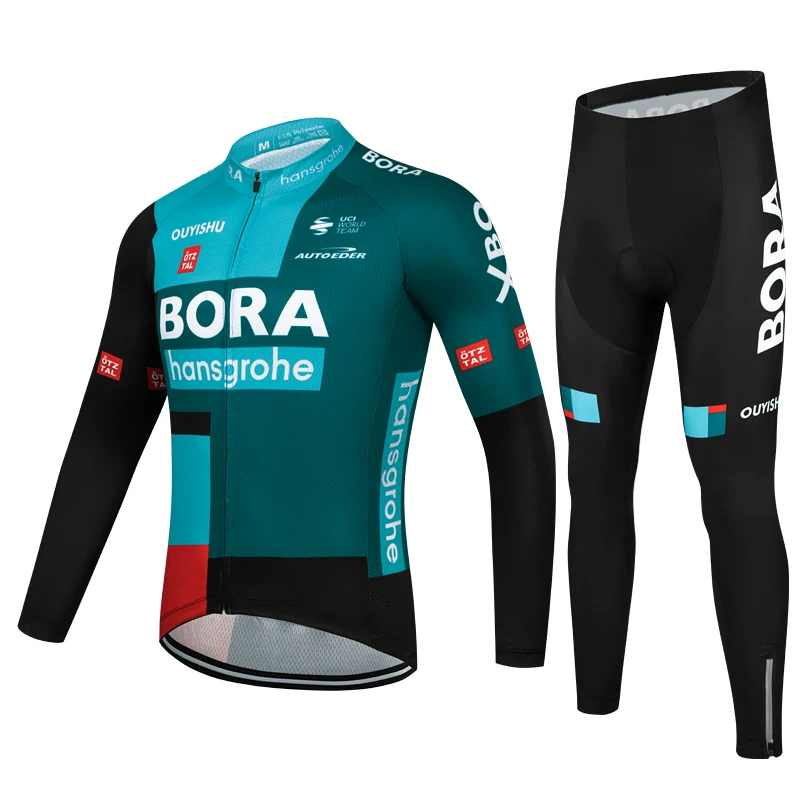 Sky cycling suit with long sleeves, men's slim fit mountain road bike, spring/summer/autumn cycling shirt, breathable and sun protection customization